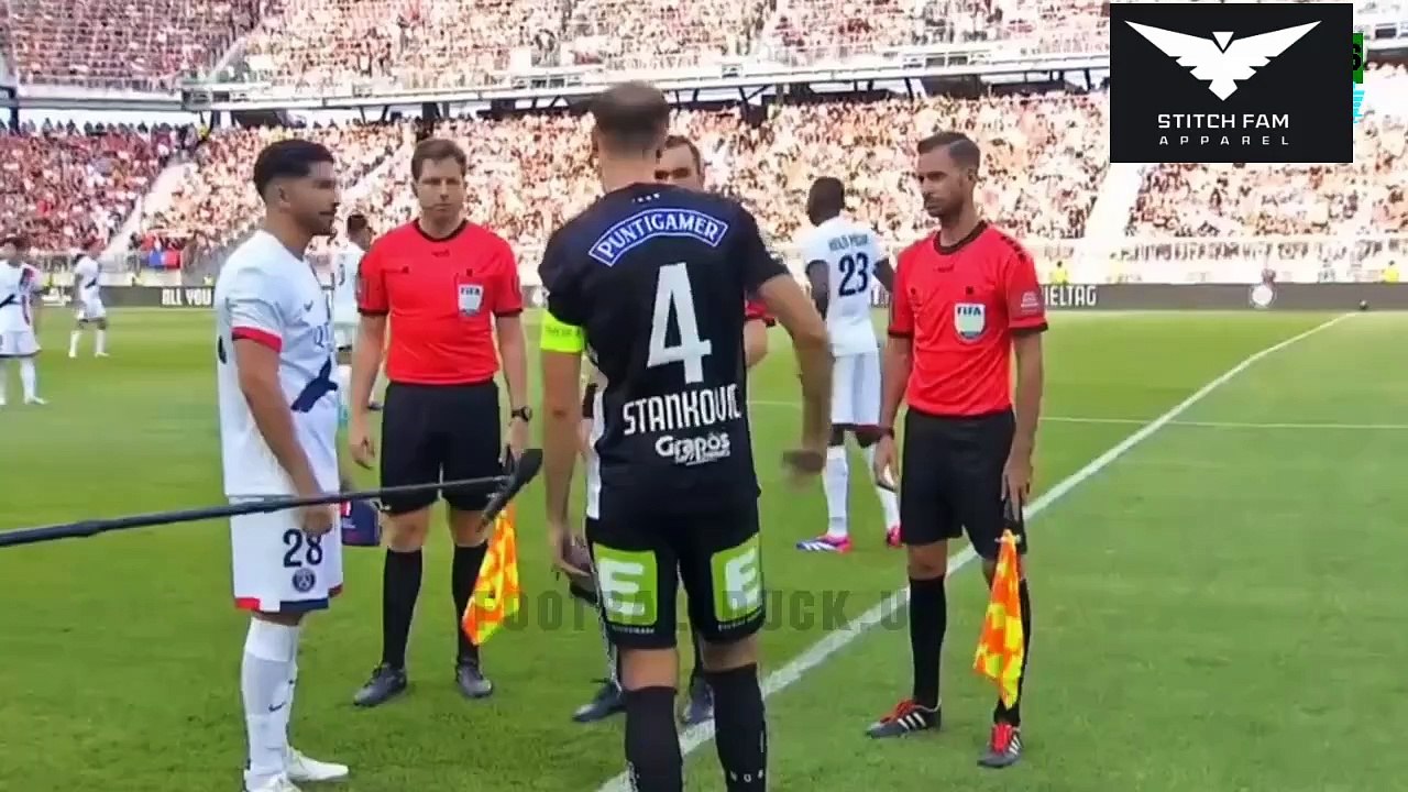 Sturm Graz Vs PSG 2-2  Highlights And Goals Aug 07, 2024