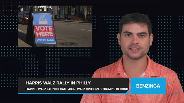 Kamala Harris and Tim Walz Launch Campaign with Rally in Philadelphia. Walz Throws Barbs at Trump's Criminal Record