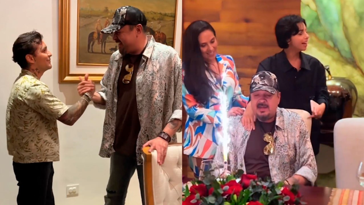 Pepe Aguilar comparte en Instagram la celebración de su cumpleaños junto a Christian Nodal, Ángela Aguilar y su familia