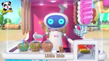Magical Ice Cream Robot Vending Machine _ Learn Colors _ Nursery Rhymes _ Kids Song _ BabyBus