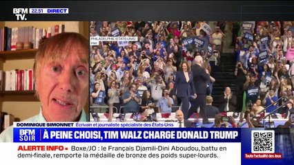 Télécharger la video: Dominique Simonet (journaliste spécialiste des États-Unis) sur Kamala Harris et Tim Walz: 