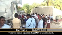 3èm jounen egzamen bakaloreya yo deja demare nan kèk sant nan ''Clercine'' 4.