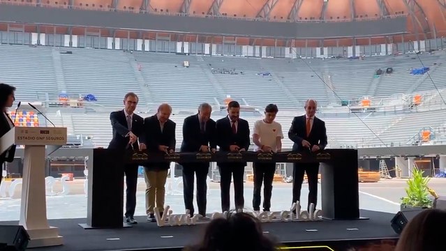 Cortan listón de reinauguración del Estadio GNP Seguros: Así luce el nuevo Foro Sol