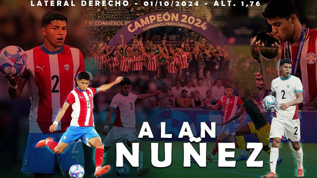 ALAN NUÑEZ - LATERAL DERECHO - OLIMPIADAS PARIS 2024