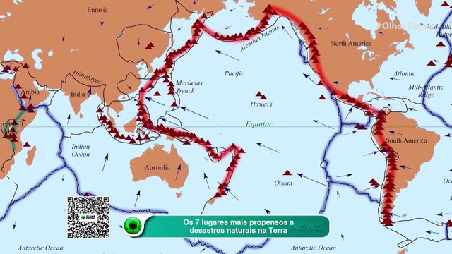 Os 7 lugares mais propensos a desastres naturais na Terra