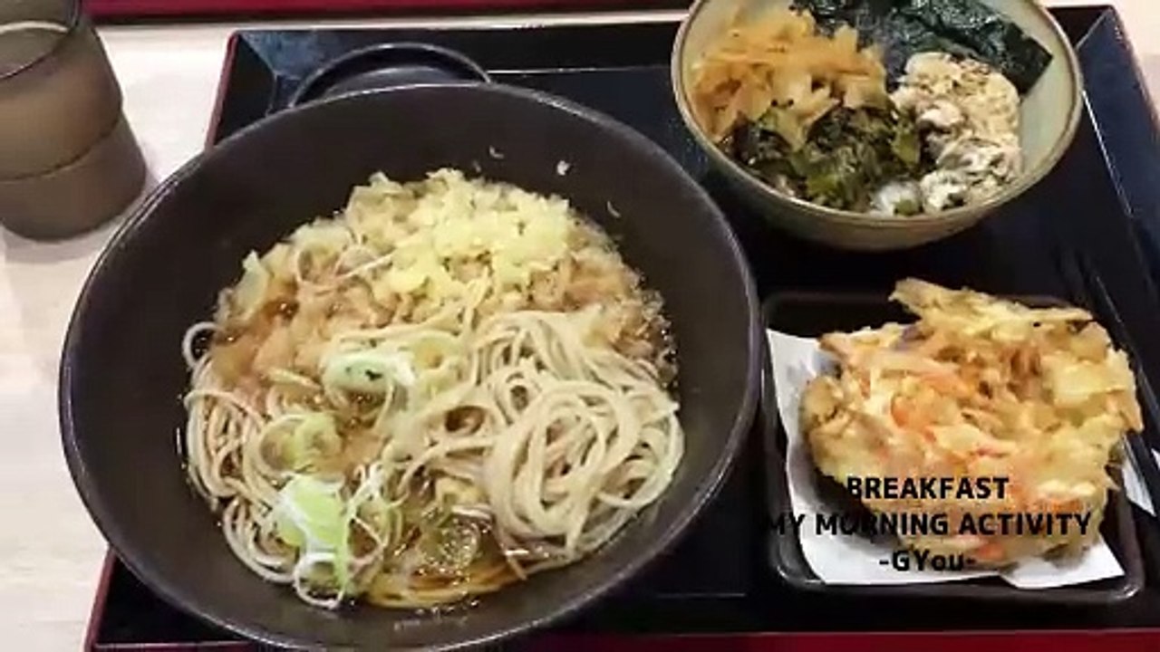 ゆで太郎で朝ごはん
