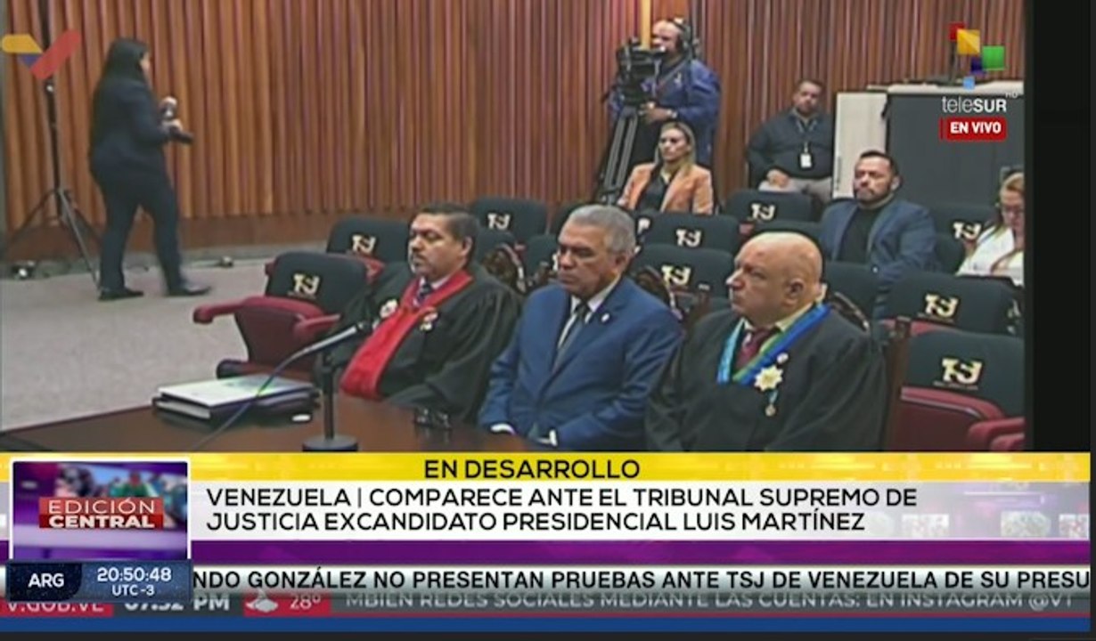 Excandidato Luis Eduardo Martínez acudió al TSJ tras citación del máximo tribunal