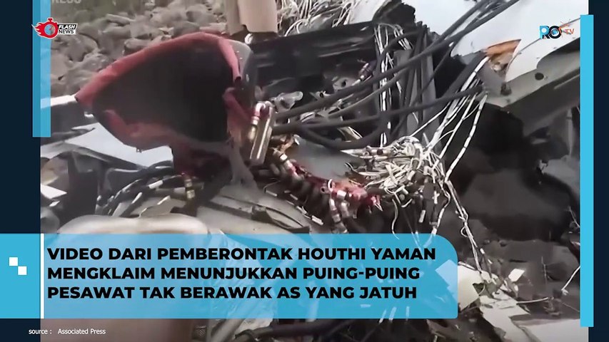 PUNYA KEMAMPUAN MUMPUNI! Drone US Ditembak Jatuh oleh Houti di Yaman