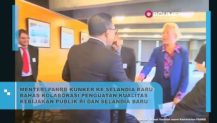 Menteri PANRB Kunjungan Kerja ke Selandia Baru, Bahas Kolaborasi  Penguatan Kualitas Kebijakan Publik