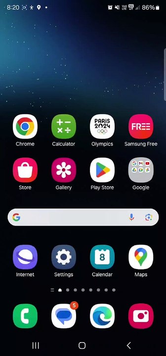 Hold Circle to Search Google in Samsung Mobiles