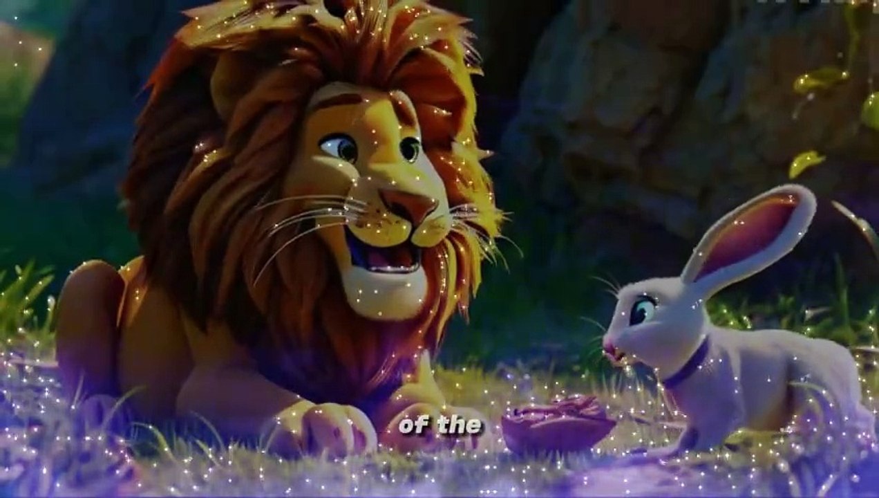 The Lion and the Clever Rabbit Story for kids I Moral Story for Kids I Fun with Learning