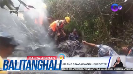 5, patay matapos bumagsak ang sinasakyang helicopter | Balitanghali