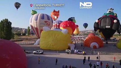 Spektakel im Himmel über der Türkei: Ballon-Festival in Kappadokien