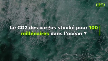 Le CO2 émis par les cargos pourrait bientôt être stocké pour 100 millénaires dans l’océan