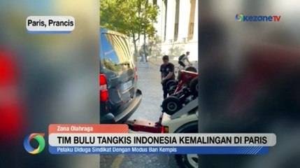 Tim Bulu Tangkis Indonesia Kemalingan Hampir Rp1 Miliar di Paris