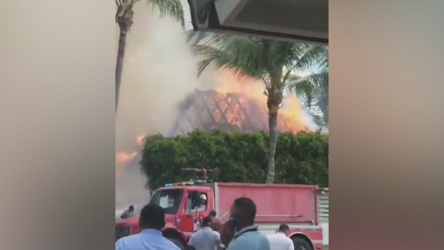 Un incendio destruye la villa de Marc Anthony en Casa de Campo, La Romana