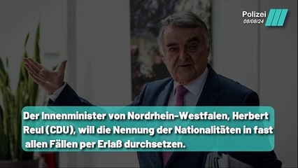 Die Debatte über die Veröffentlichung von Verdächtigen-Nationalitäten