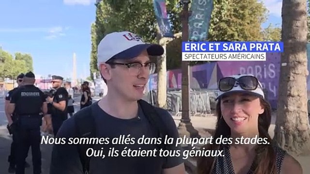 Les spectateurs des Jeux olympiques charmés par Paris