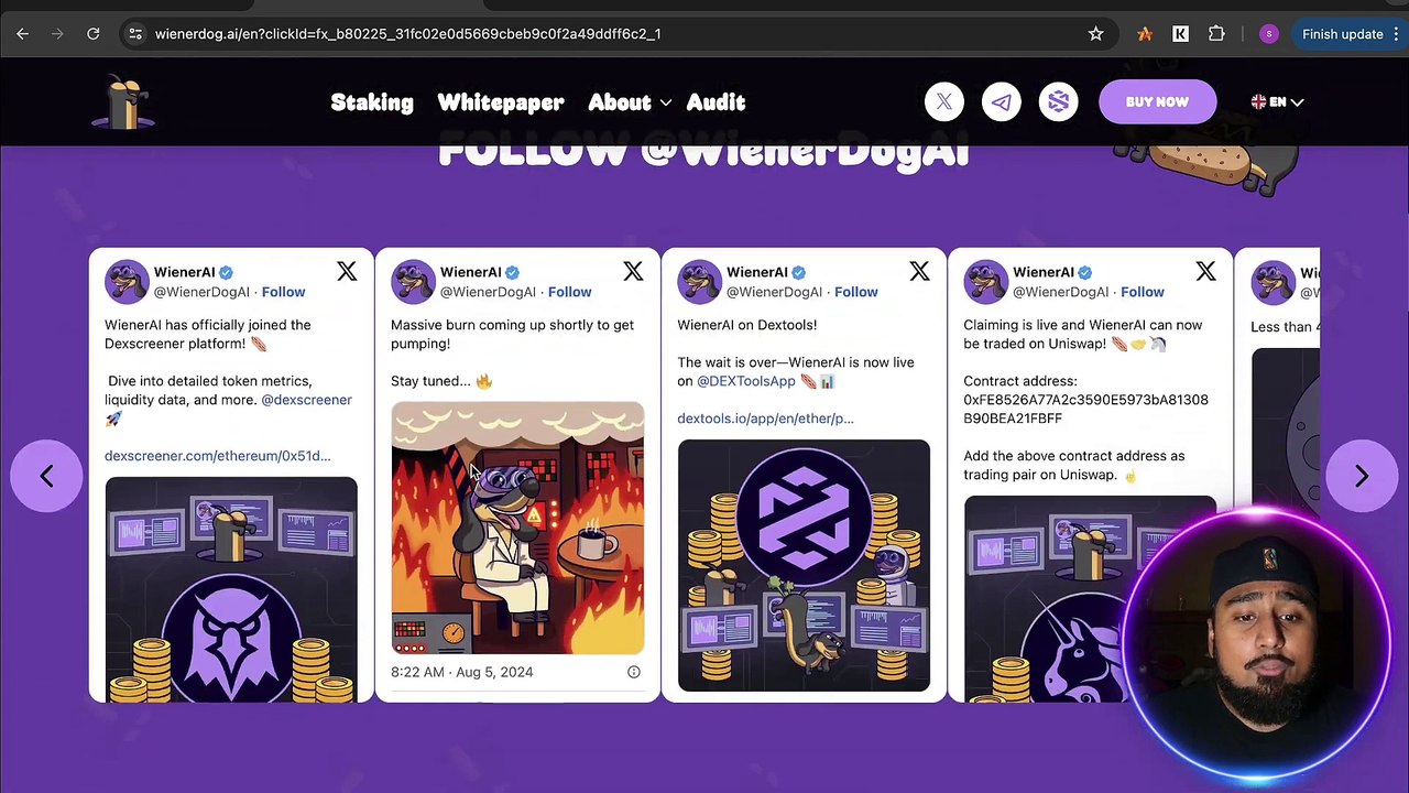 $WAI IS THE NEXT 100X MEME COIN!! Wiener AI is PUMPING!!!