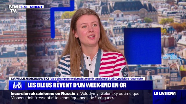 Le sport de compétition c'est (...) des émotions extraordinaires : Camille Jedrzejewski revient sur sa médaille d'argent de tir au pistolet