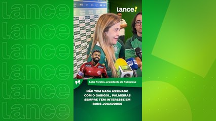 Leila Pereira falou sobre Gabigol "Não tem nada assinado"