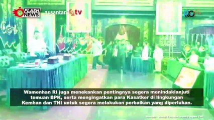 Wakasau Hadiri Penyerahan LHP BPK RI, Terkait  Laporan Keuangan Tahun 2023