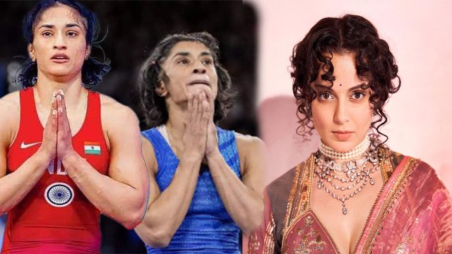 Vinesh Phogat पर तंज कसने वाली Kangana Ranaut का यू-टर्न, Disqualify होने के बाद कहा 'शेरनी'