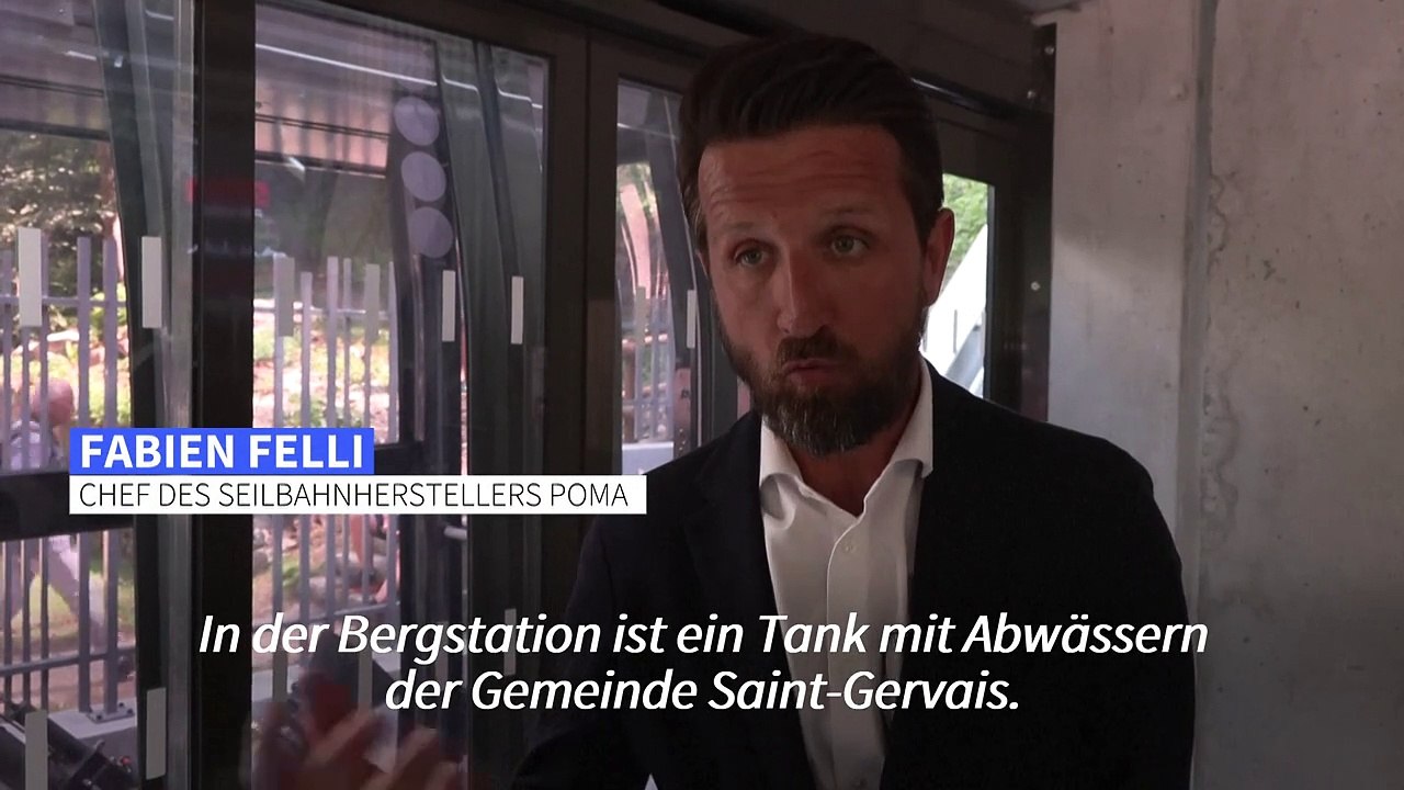 Frankreich: Alpen-Aufzug mit Abwasser-Antrieb