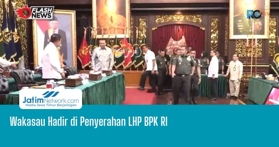 Wakasau Hadir di Penyerahan LHP BPK RI