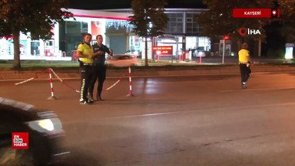 Kayseri'de yayalara çarpıp kaçan sürücü 3 kilometre uzakta yakalandı