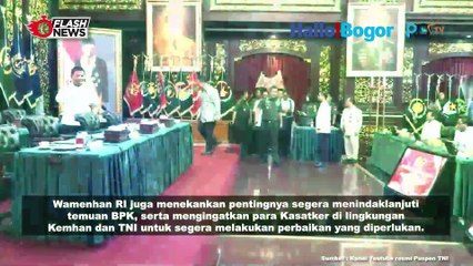 Kemhan RI Pertahankan Opini WTP: Wakasau Hadiri Penyerahan LHP BPK RI Tahun 2023