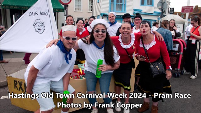 Pram Race in Hastings, East Sussex, on August 7 2024 In Pictures