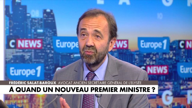 Frédéric Salat-Baroux : «Il n’y aura pas de coalition, ce qu’il faut c’est construire autour de ce qu’on dit les Français»