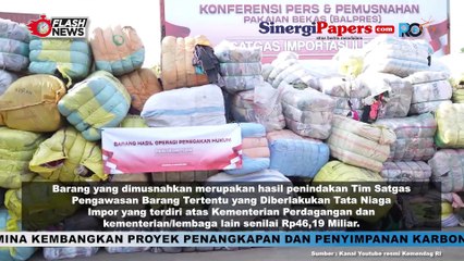 Mendag RI Pimpin Pemusnahan Produk Pekaian Bekas Impor Ilegal Senilai Rp46,19 Miliar