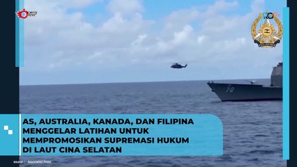 Latihan Perang Amerika dan Sekutunya di Laut China Selatan