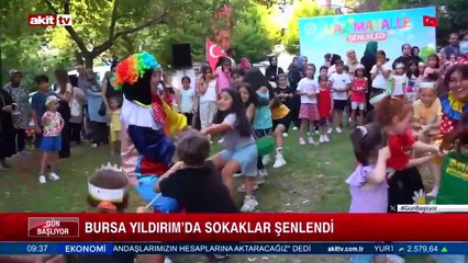Bursa Yıldırım'da sokaklar şenlendi