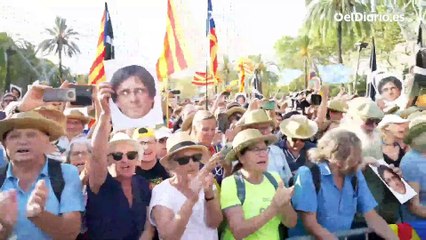 Puigdemont reaparece en Catalunya: “Un país con una ley de amnistía que no amnistía tiene un problema democrático”