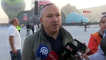 Kapadokya'da gökyüzü, özel figürlü balonlarla renklendi
