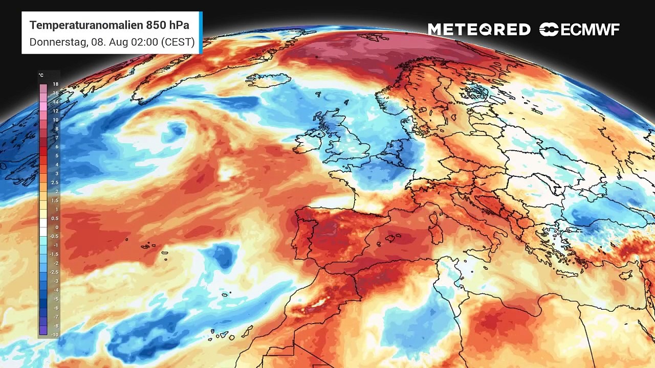 Hitze flutet Mitteleuropa: Eine Wärmeblase zieht von der Sahara bis nach Deutschland!