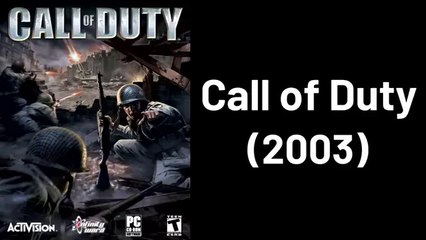 Evolution of CALL OF DUTY Games 2003-2023