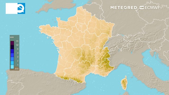 Quelques pluies attendues en France.