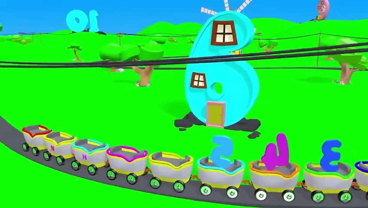 Learn To Count Numbers _ 123 Counting _ 1234 Number Train _ Preschool & Kindergarten Education