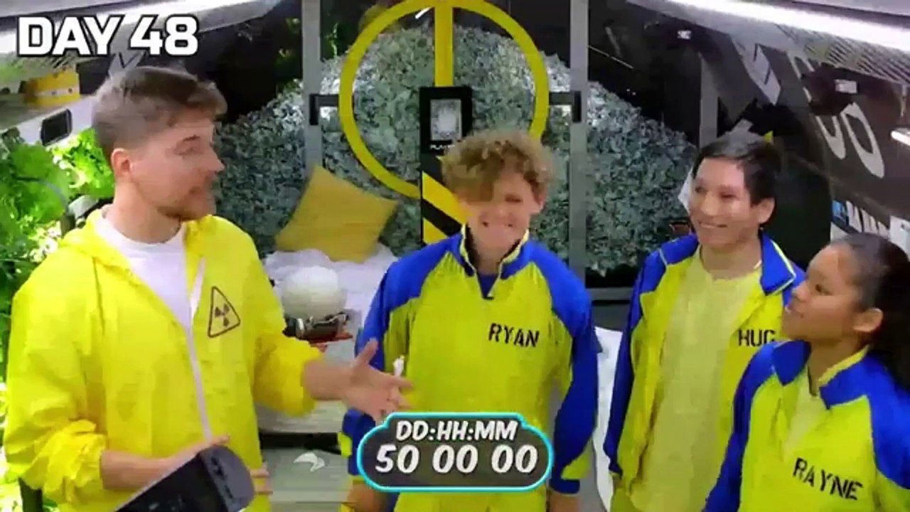 Part2....Survive 100 Days In Nuclear Bunker Win $500.000 In Hindi || MrBeast New Hindi Video || MrBeast