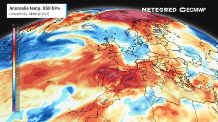 Ondata di calore verso l'Italia