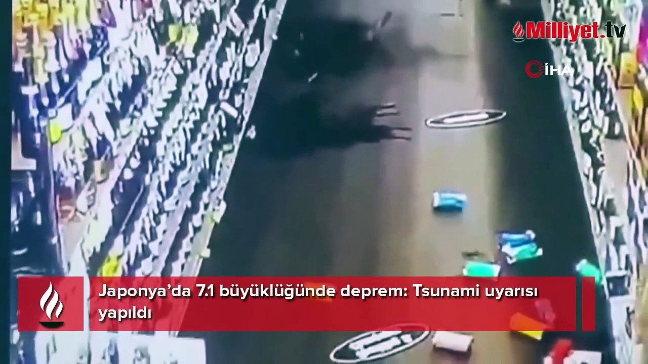 Japonya’da 7.1 büyüklüğünde deprem: Tsunami uyarısı yapıldı