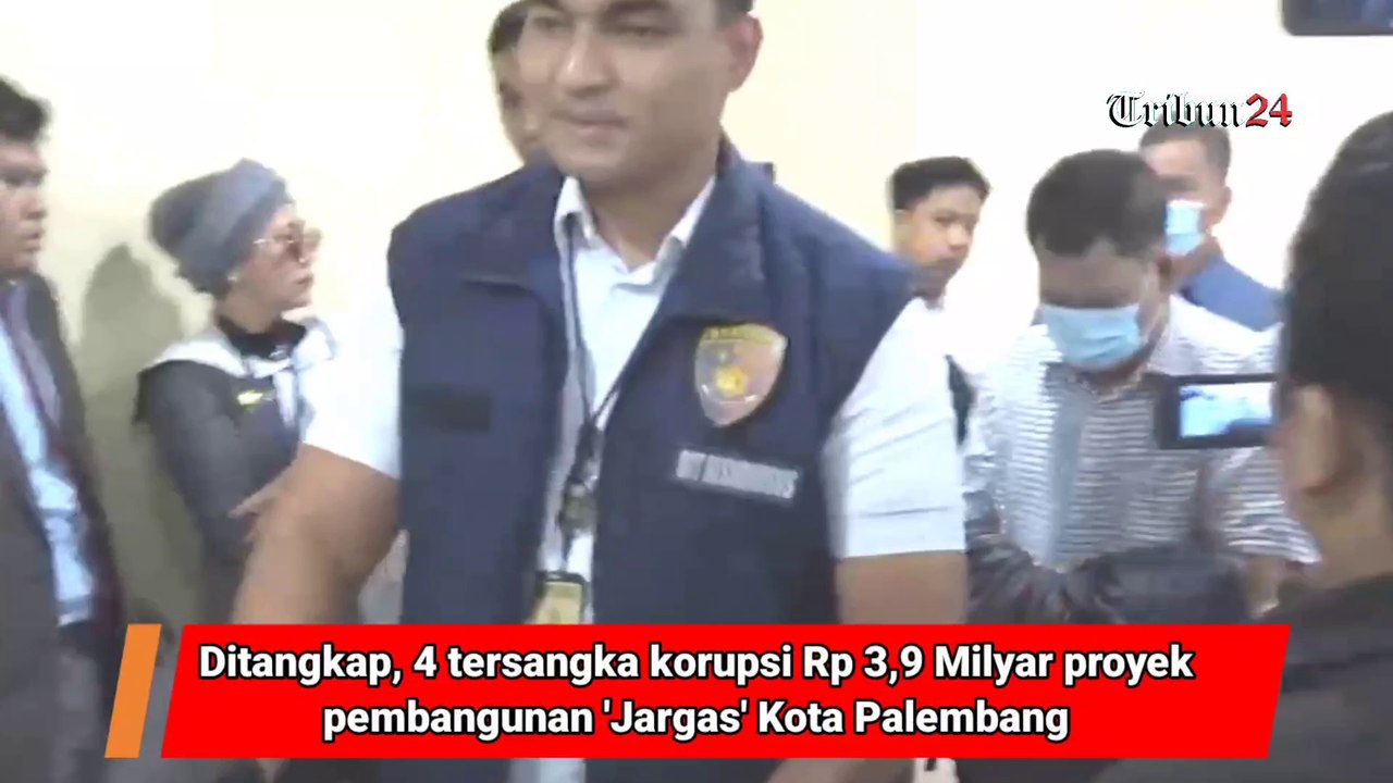 Ditangkap, 4 tersangka korupsi Rp 3,9 Milyar proyek pembangunan 'Jargas' Kota Palembang