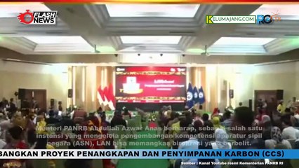 Menteri PANRB Abdullah Azwar Anas Berikan Sambutan Online dalam Peringatan HUT LAN ke - 67