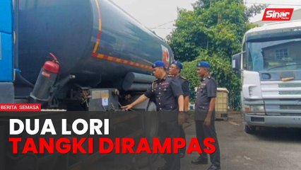 Dua lori tangki muatan diesel untuk pasaran gelap dirampas