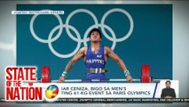 John Febuar Ceniza, bigo sa Men’s Weightlifting 61kg event sa Paris Olympics | SONA (Originally aired on August 7, 2024)