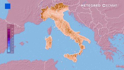 Piogge e temporali: ecco dove